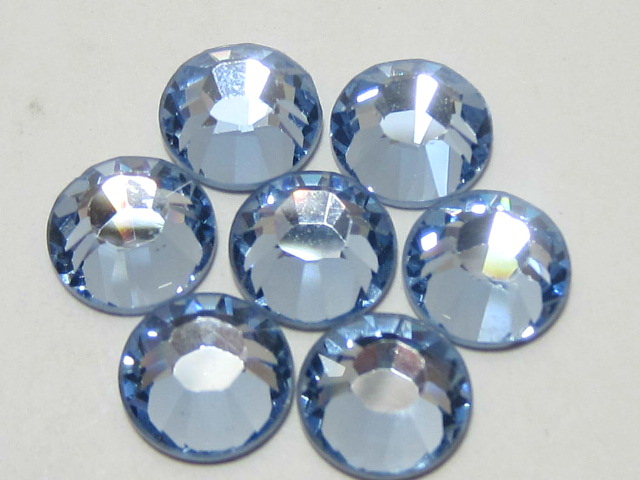 1 Gross 16ss LIGHT SAPPHIRE (VIVA) FLATBACK PRECIOSA Rhinestones